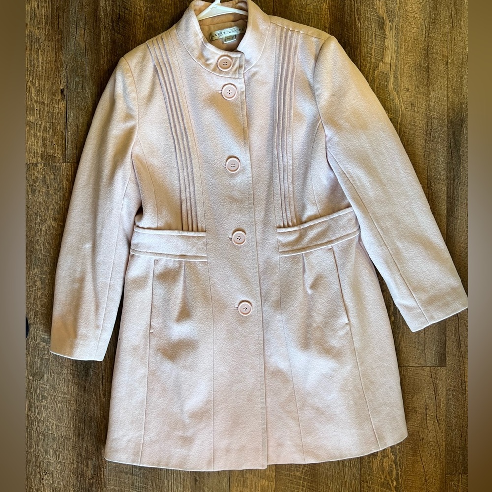 Blush Color Pea coat Size 14P